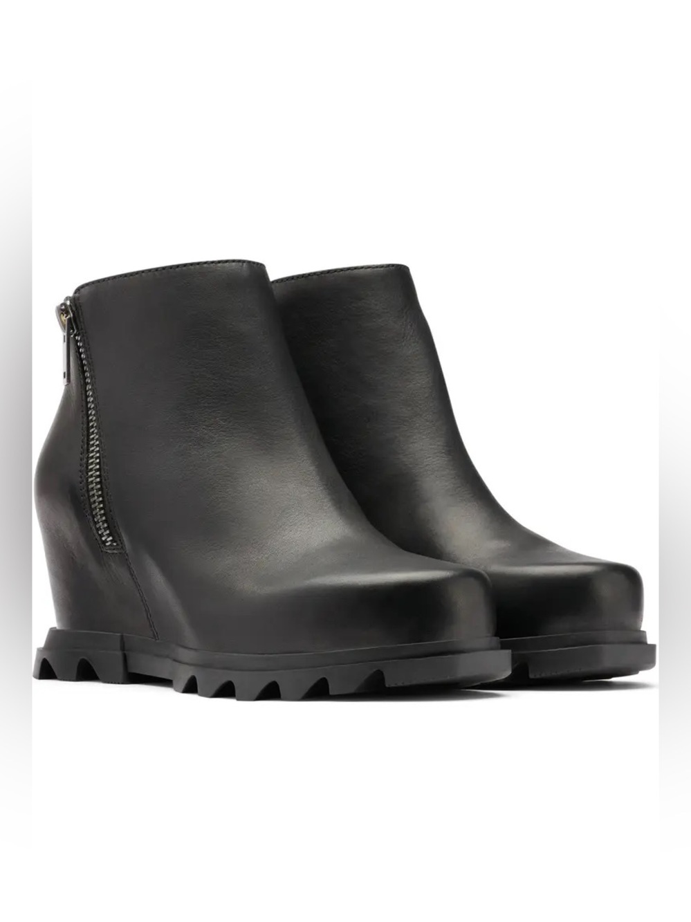 Sorel Joan of Arctic Wedge Sz8 Black Leather